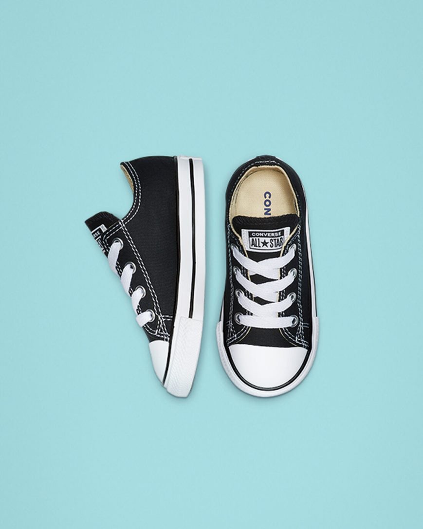 Boys' Converse Chuck Taylor All Star Classic Low Top Shoes Black | AU 43E0CE